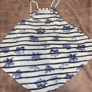 girls flowy halter top